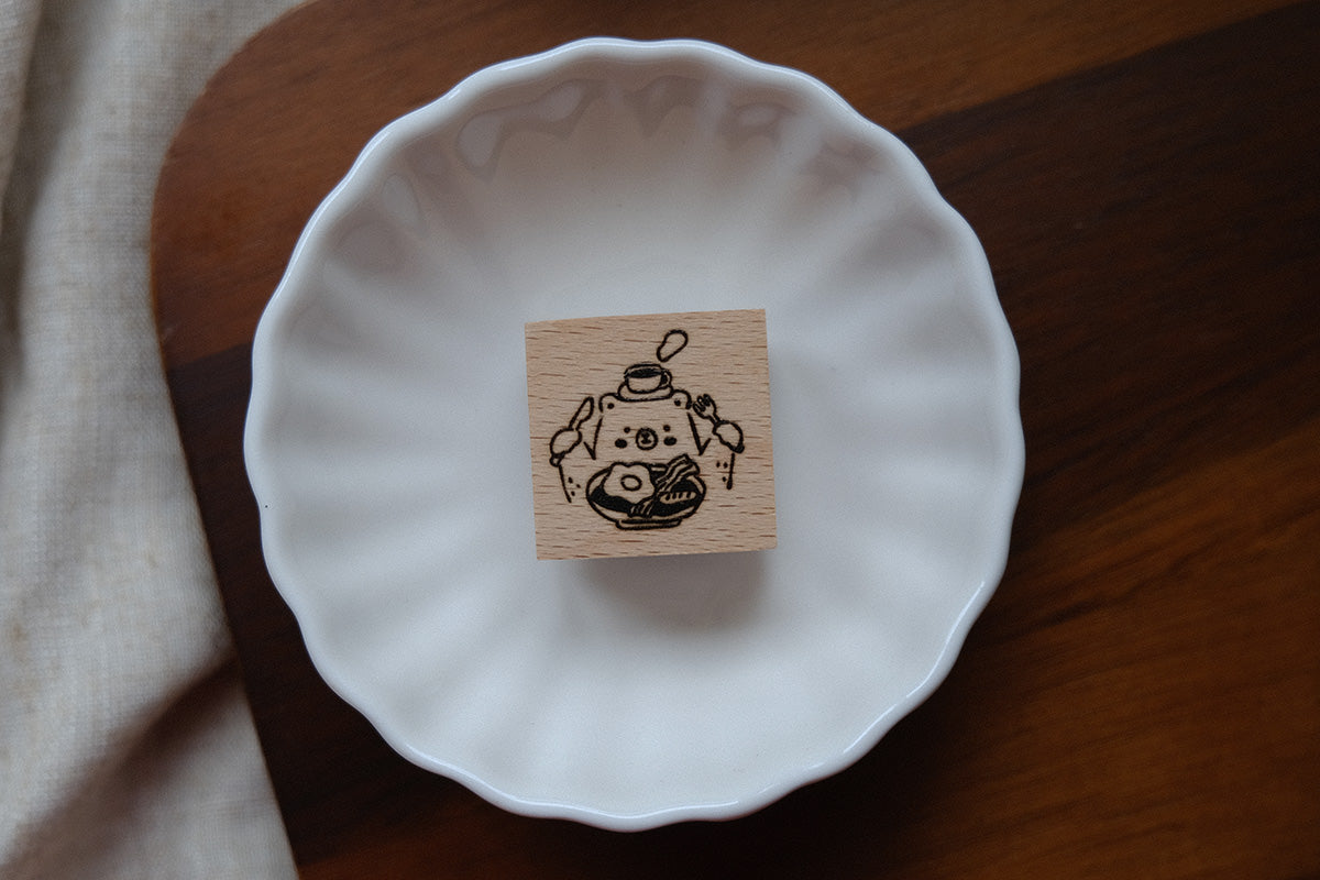 Foodie Bears Rubber Stamps