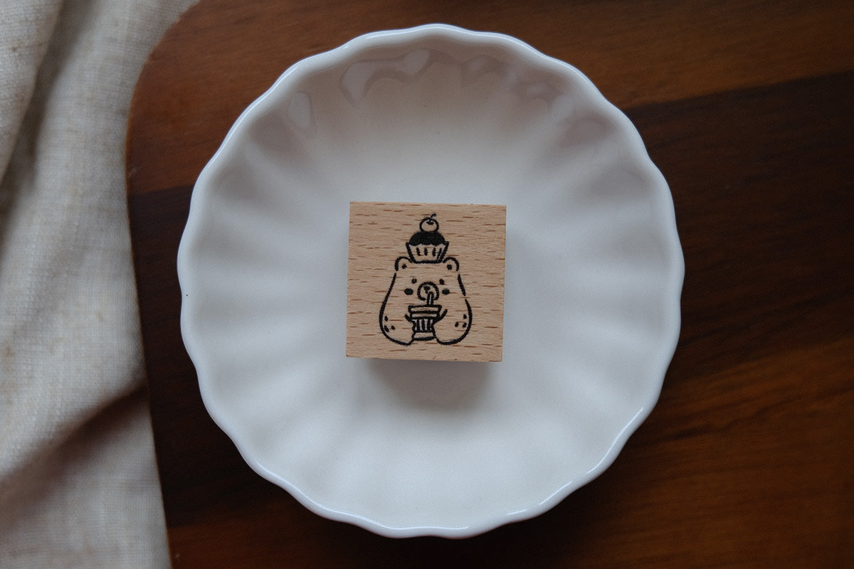 Foodie Bears Rubber Stamps