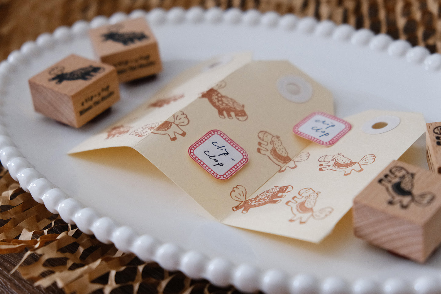 Clip-Clop Rubber Stamps