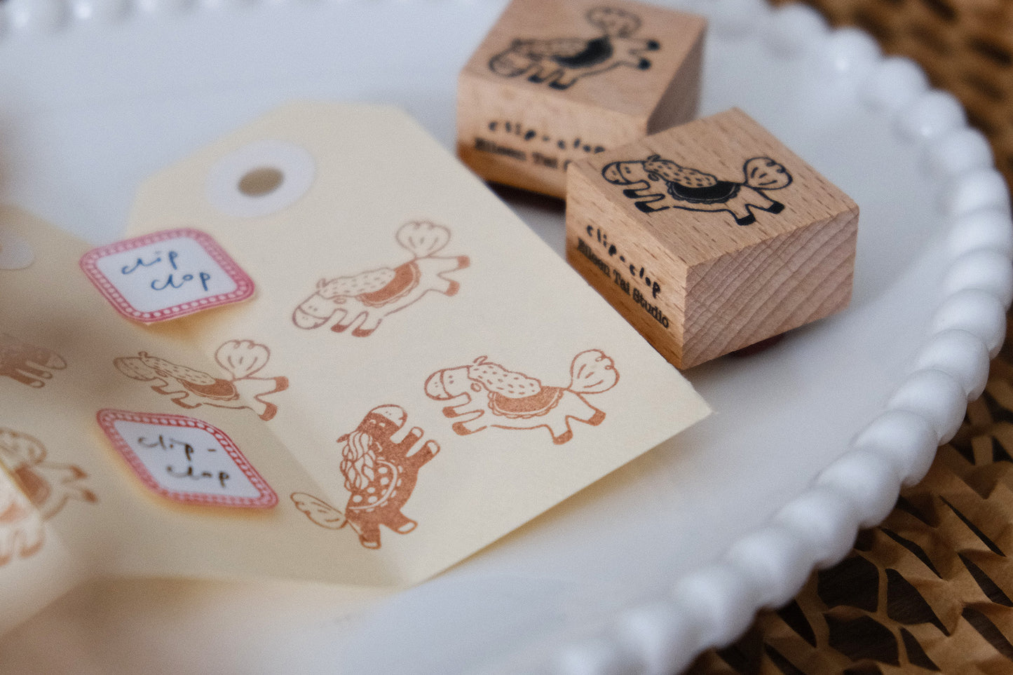 Clip-Clop Rubber Stamps