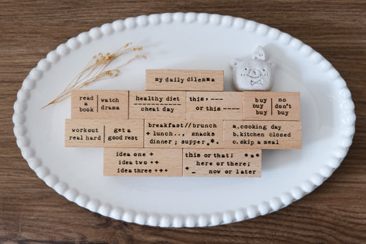 Typewriter phrases {My Daily Dilemma}