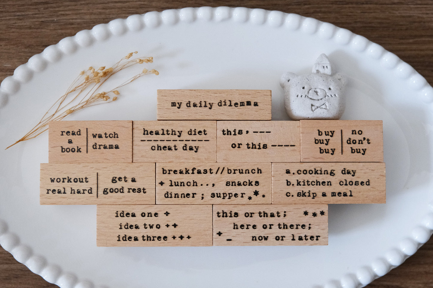 Typewriter phrases {My Daily Dilemma}