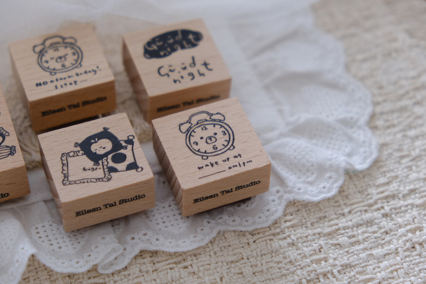 {Good Night} Series: Rubber Stamps