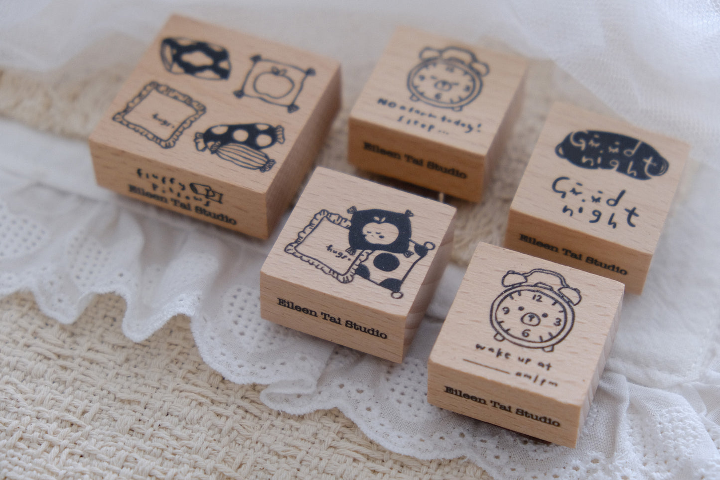 {Good Night} Series: Rubber Stamps