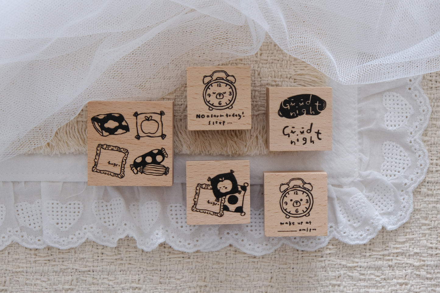 {Good Night} Series: Rubber Stamps
