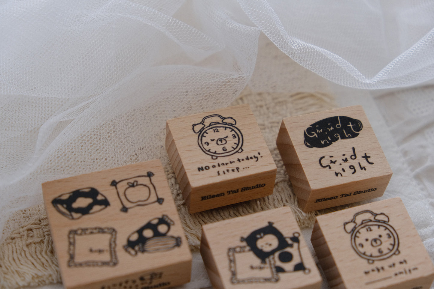 {Good Night} Series: Rubber Stamps