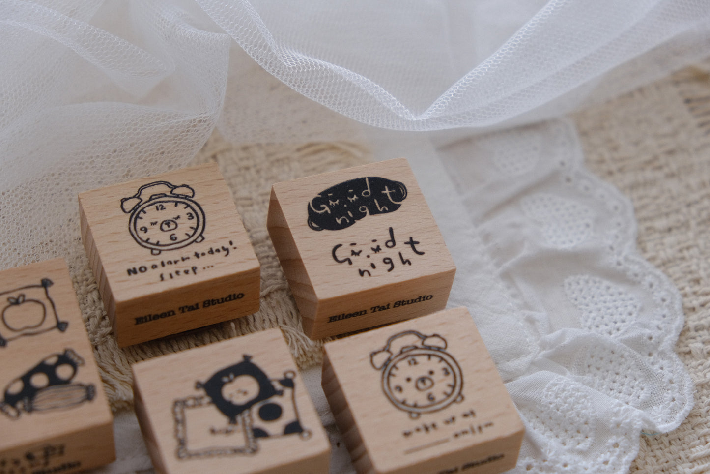 {Good Night} Series: Rubber Stamps