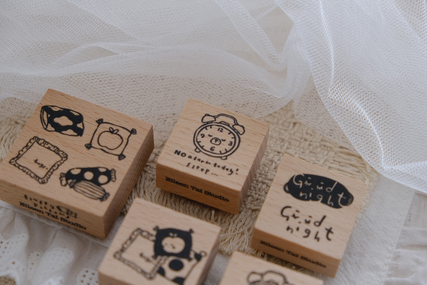 {Good Night} Series: Rubber Stamps
