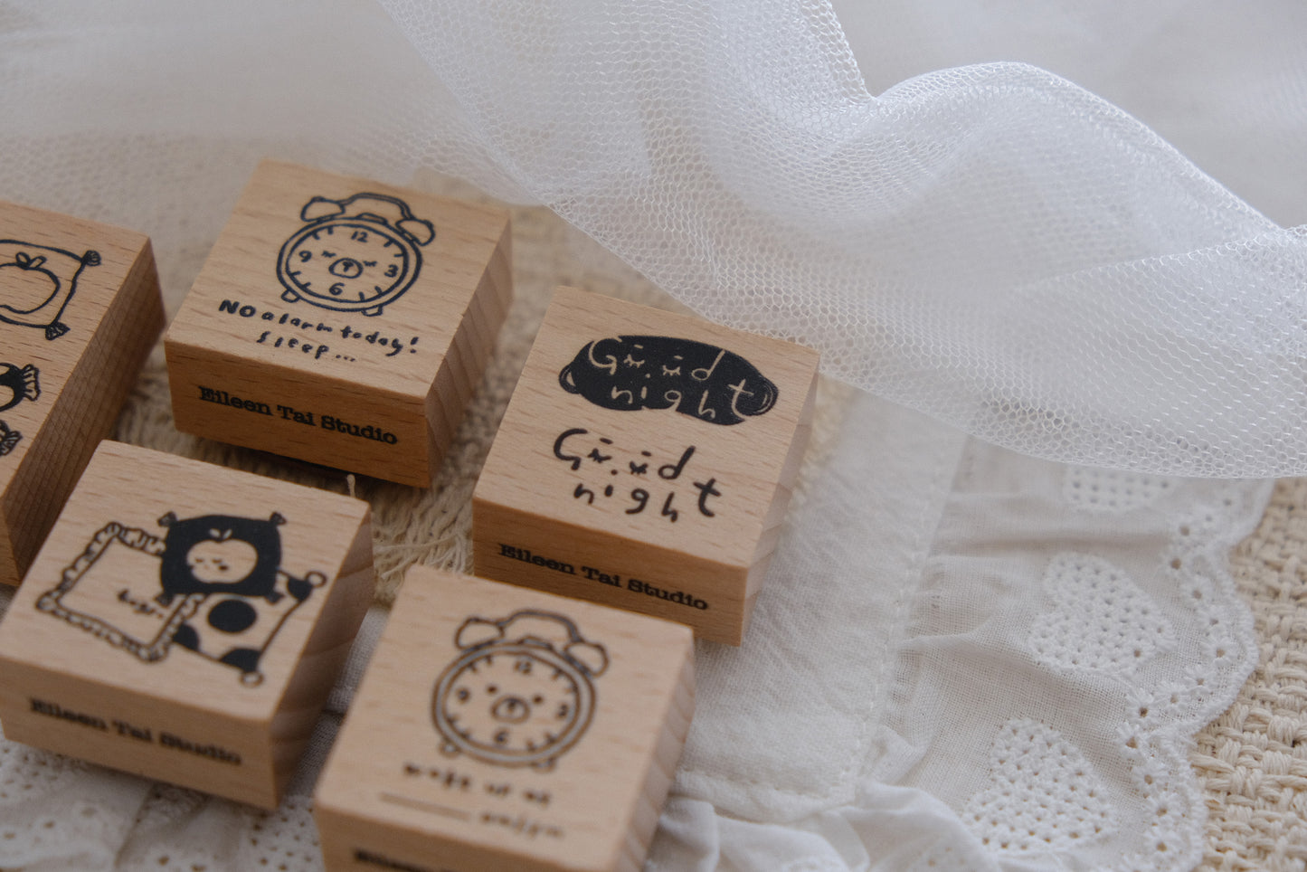 {Good Night} Series: Rubber Stamps