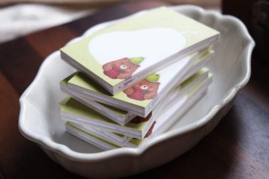 Memo Pad: Foodie Bears