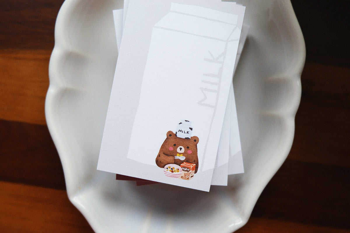 Memo Pad: Foodie Bears