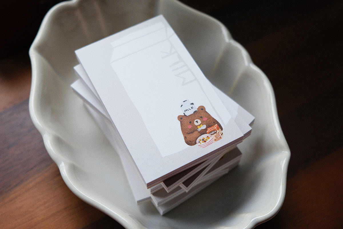 Memo Pad: Foodie Bears