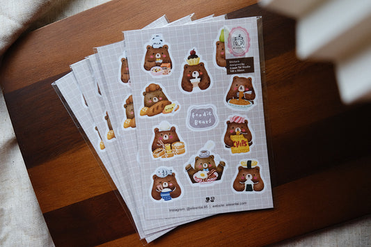Stickers: Foodie Bears
