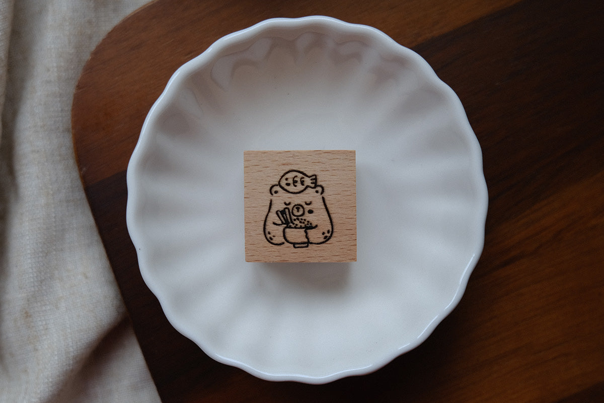 Foodie Bears Rubber Stamps
