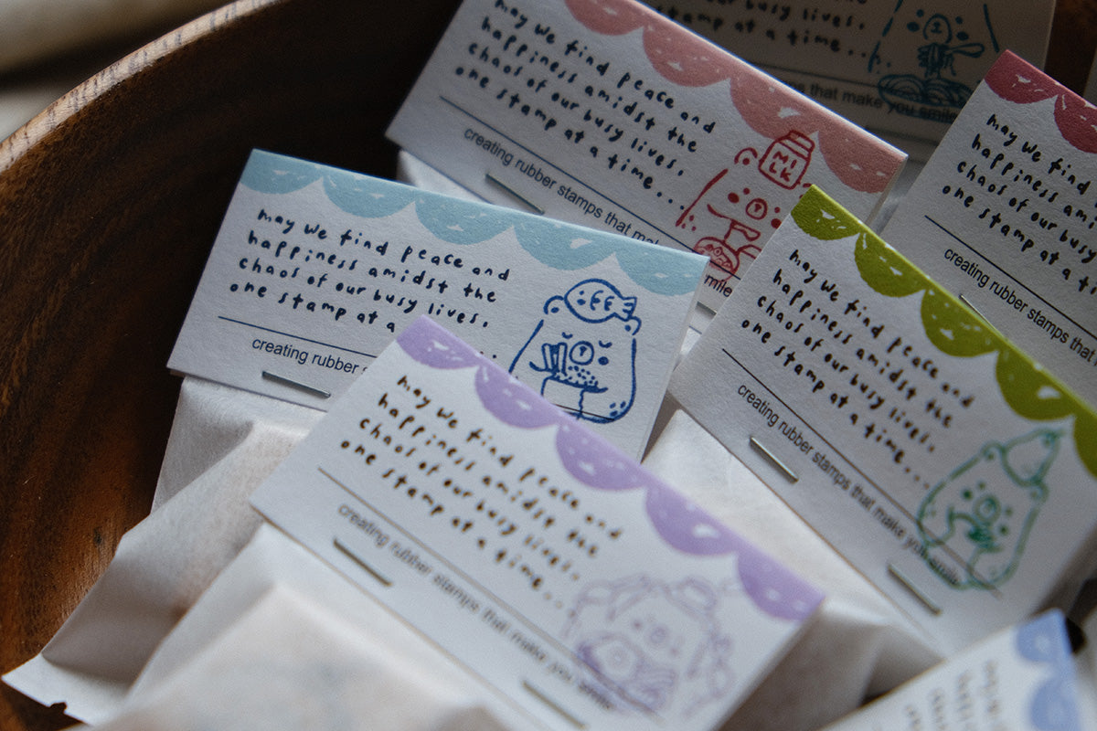 Foodie Bears Rubber Stamps