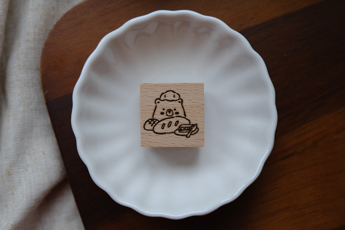 Foodie Bears Rubber Stamps