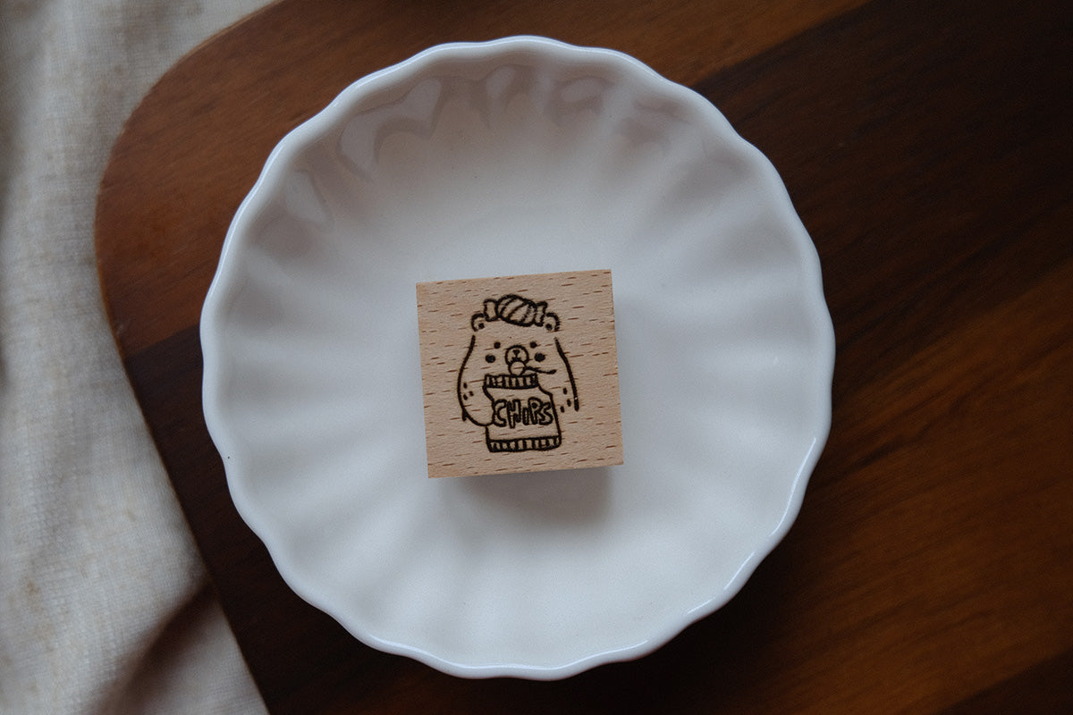 Foodie Bears Rubber Stamps
