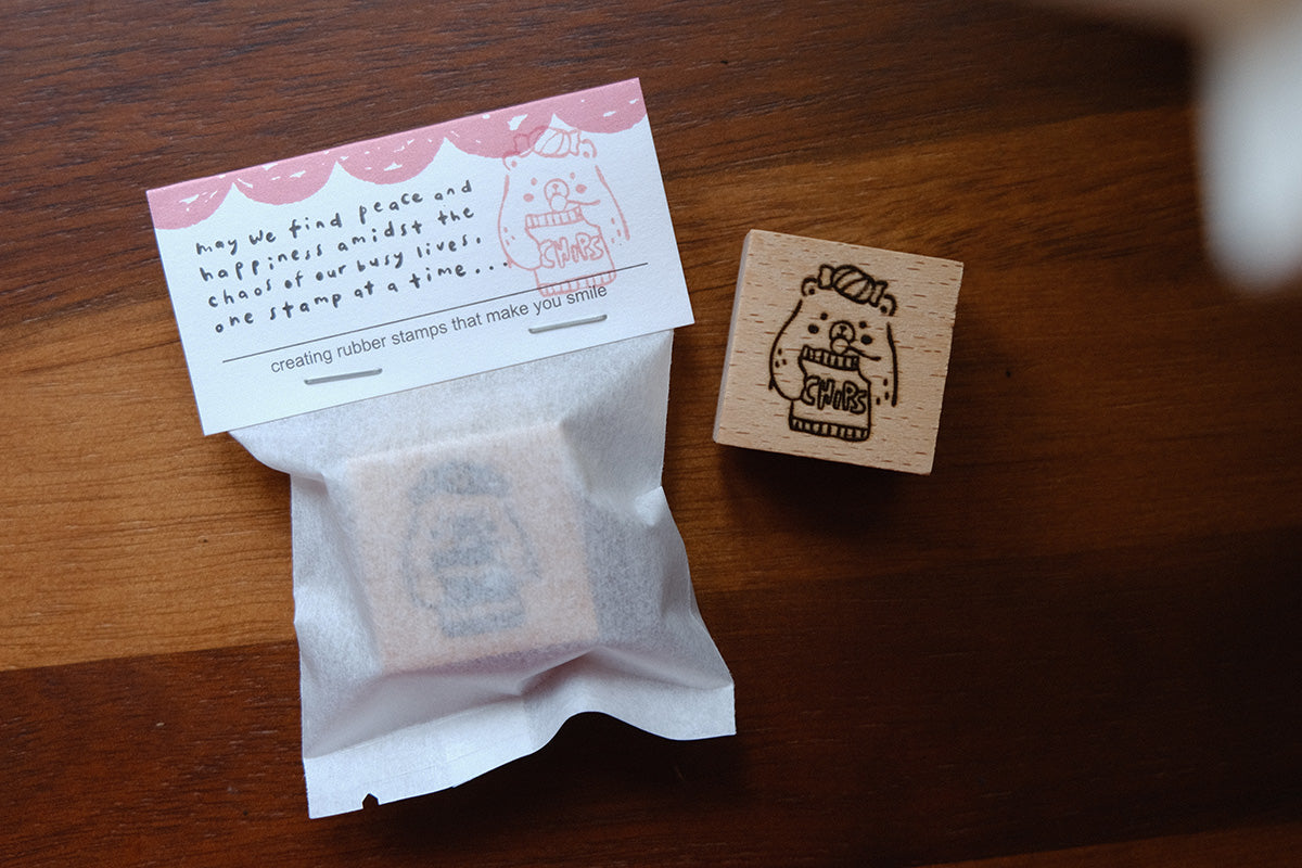 Foodie Bears Rubber Stamps