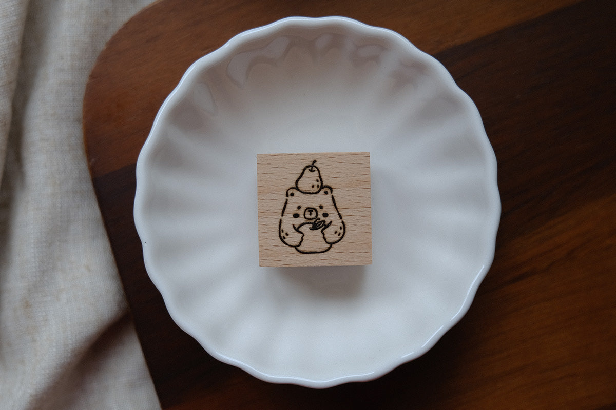 Foodie Bears Rubber Stamps