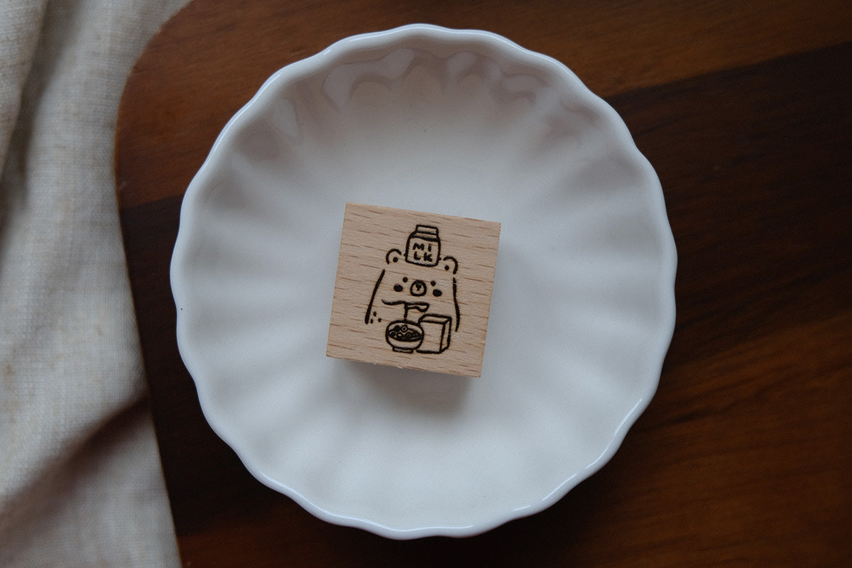 Foodie Bears Rubber Stamps