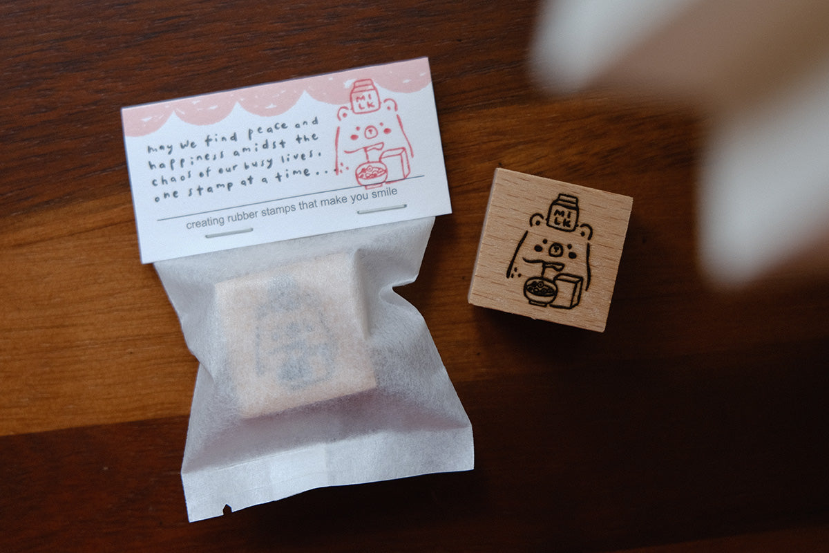 Foodie Bears Rubber Stamps