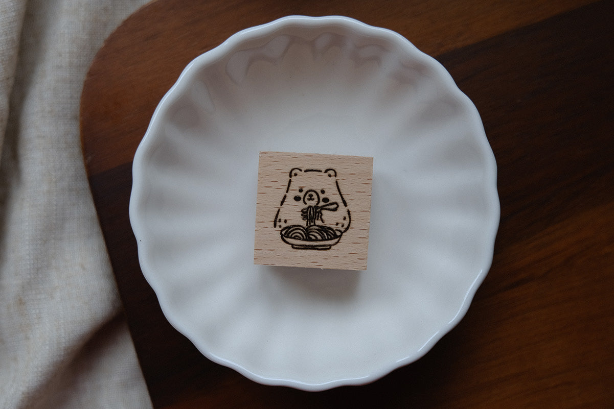 Foodie Bears Rubber Stamps