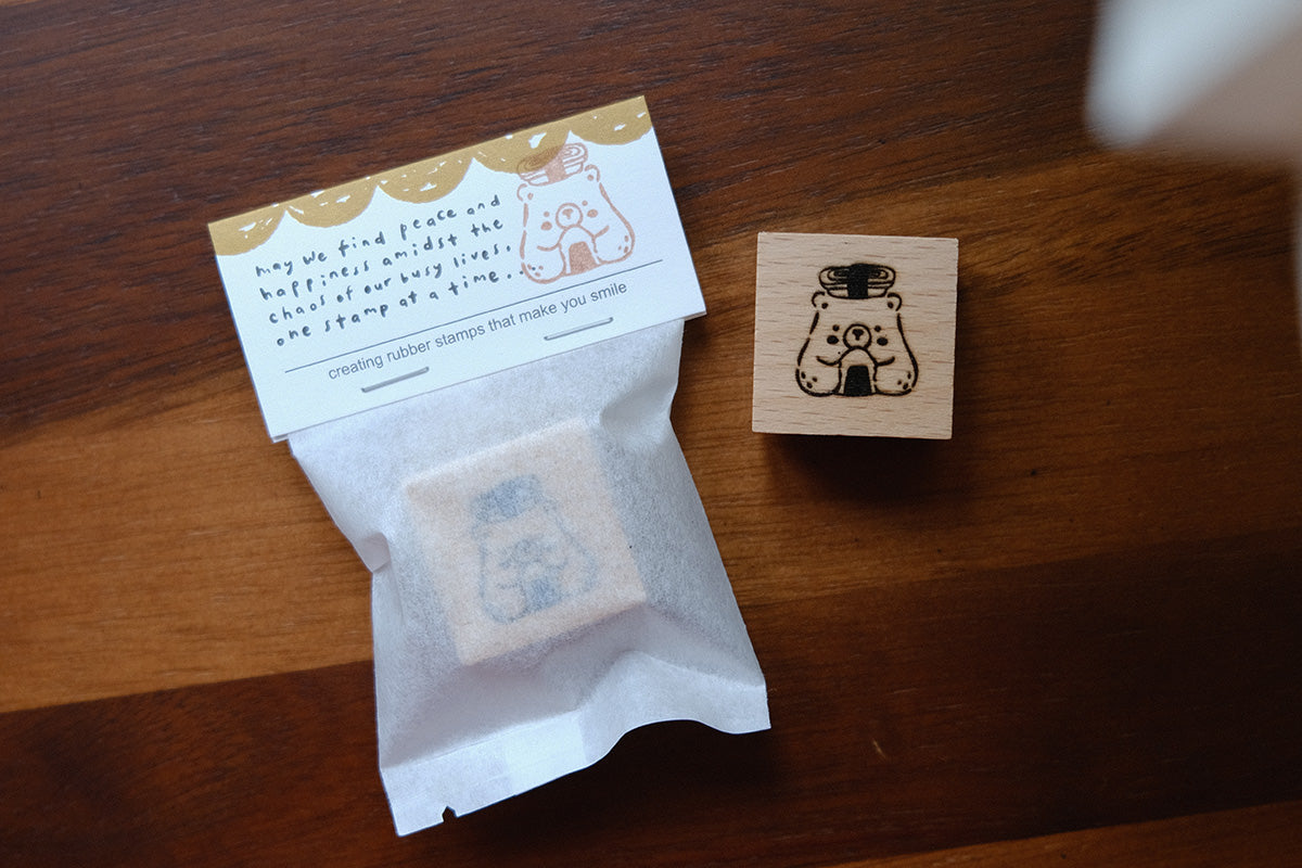 Foodie Bears Rubber Stamps
