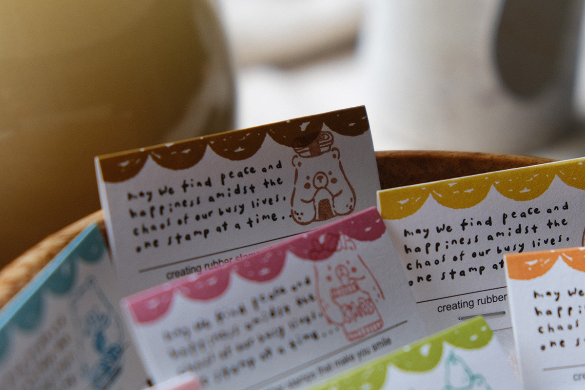 Foodie Bears Rubber Stamps