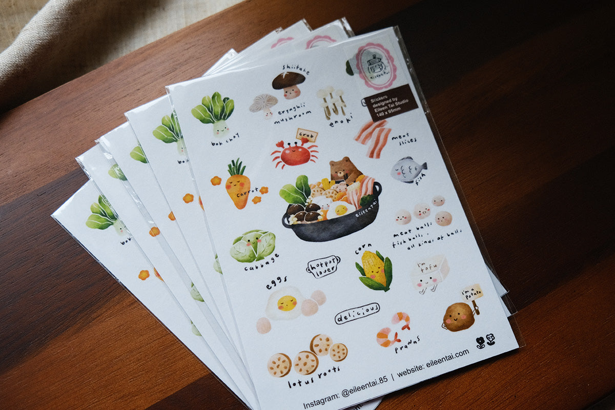 Stickers: Hotpot Bear