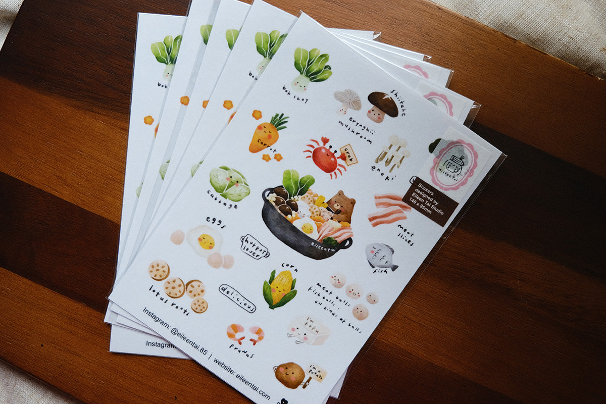 Stickers: Hotpot Bear