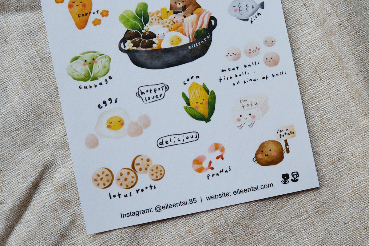 Stickers: Hotpot Bear