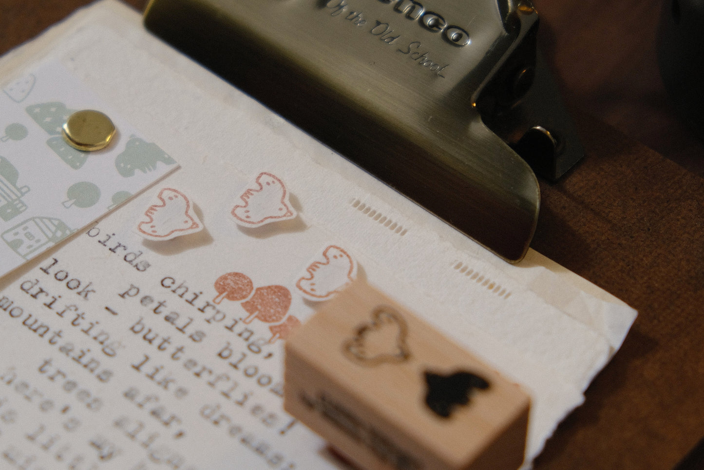 Little Village: Rubber Stamps Set