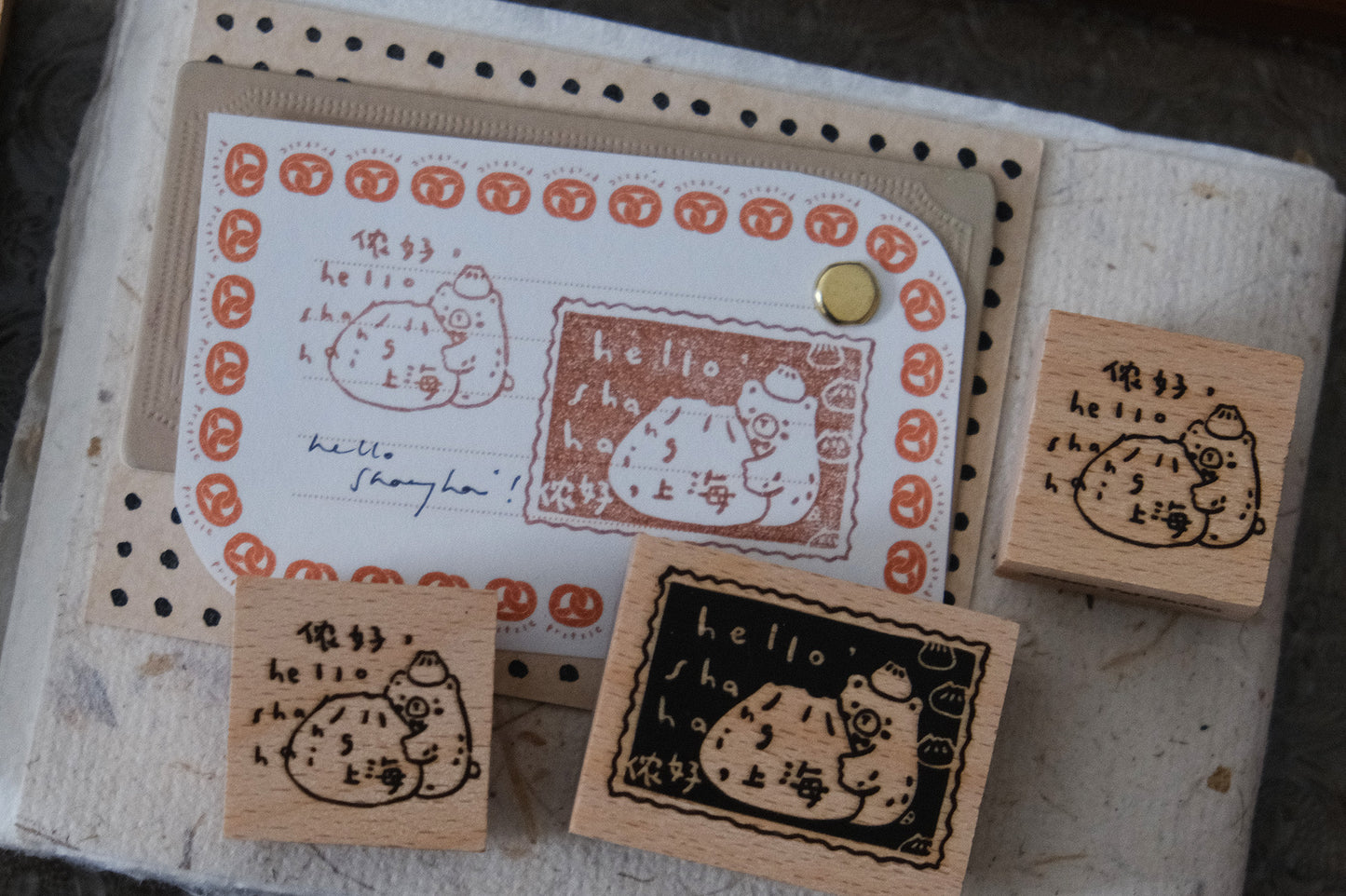 Shanghai Exclusives Rubber Stamps