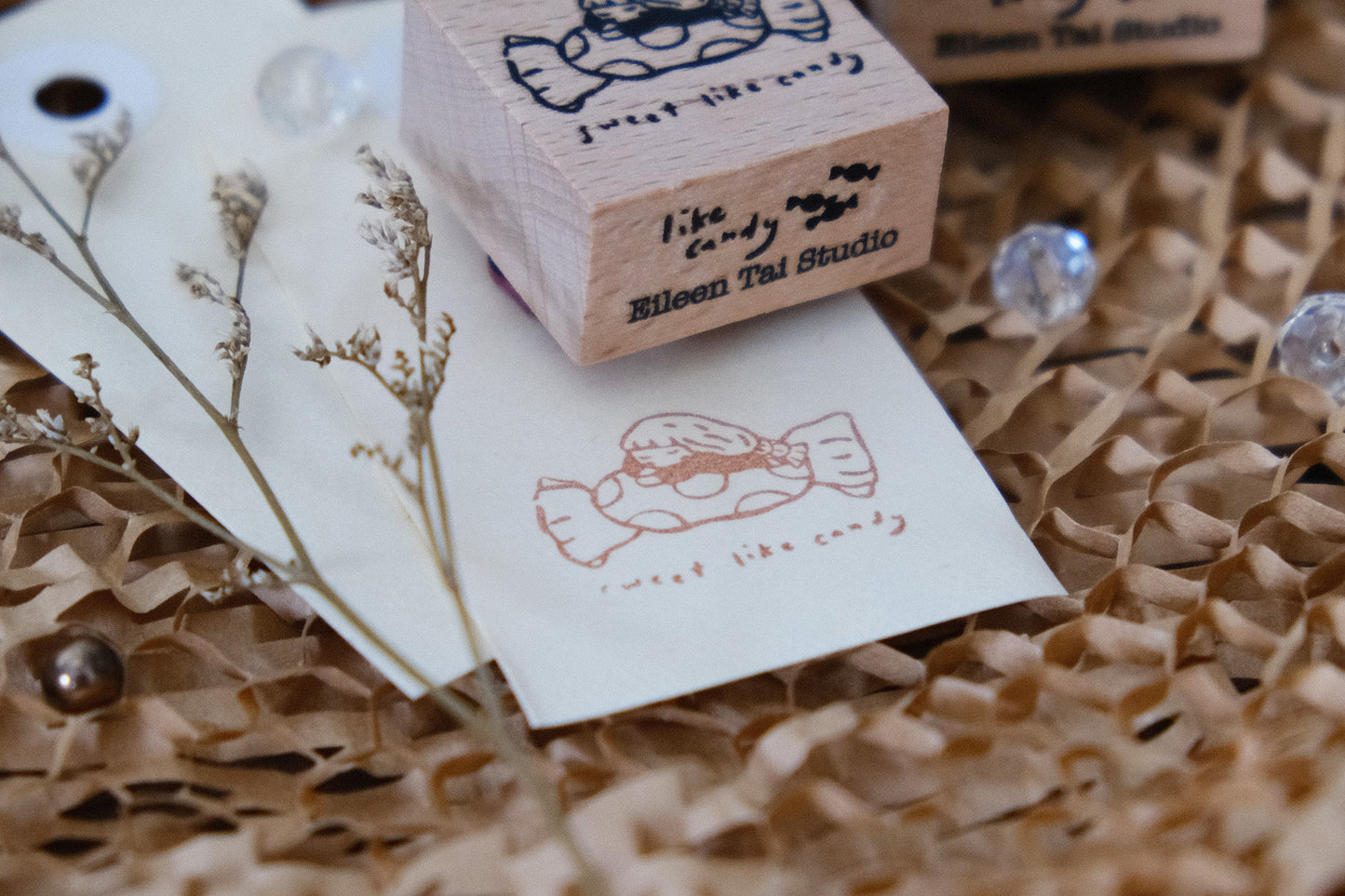 Sweet Like Candy Rubber Stamp